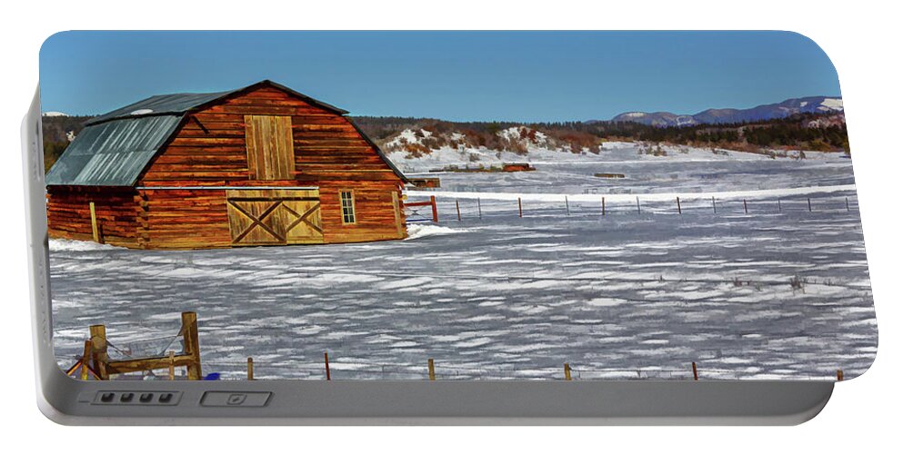 Winter Portable Battery Charger featuring the photograph Unspoiled Beauty-Digital Art by Steve Templeton