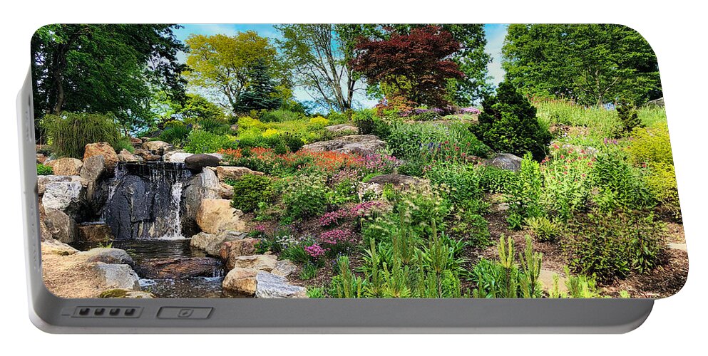 Untermyer Portable Battery Charger featuring the photograph Untermyer Park Landscape by Russ Considine