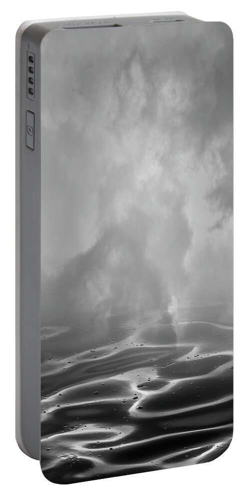 Black And White Portable Battery Charger featuring the photograph Untitled XXIV BW by David Gordon