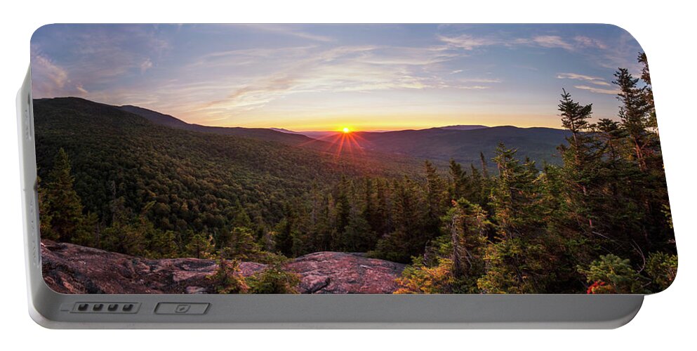 Upper Portable Battery Charger featuring the photograph Upper Inlook Summer Sunset by White Mountain Images