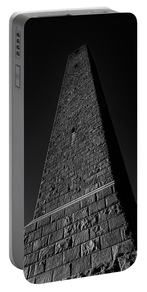 High Point State Park Portable Battery Charger featuring the photograph USA War Veteran Memorial NJ 2 by Amelia Pearn