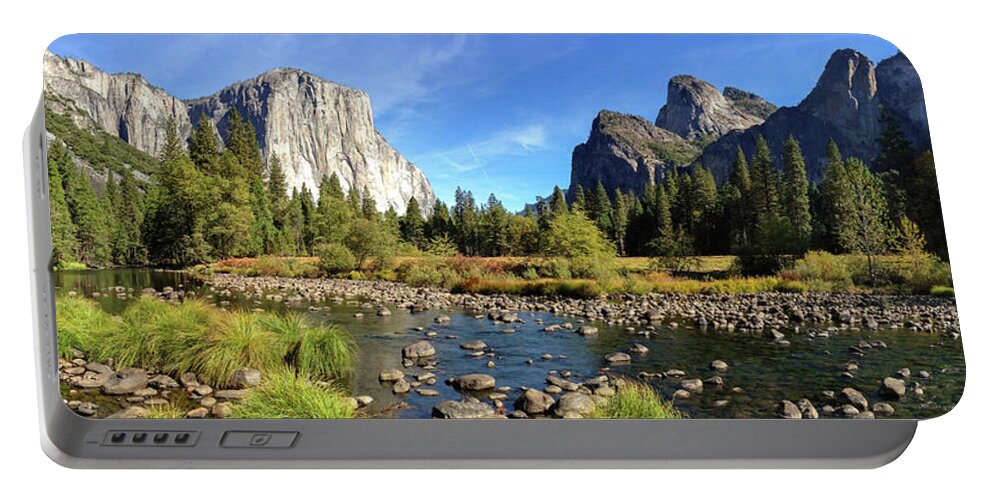 Valley Portable Battery Charger featuring the photograph Valley View by Stephen Sloan