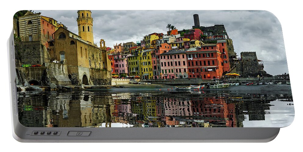 Gary Johnson Portable Battery Charger featuring the photograph Vernazza, Italy by Gary Johnson