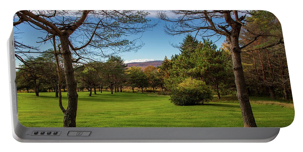 Landscape Portable Battery Charger featuring the photograph View Drive 967 by Michael Fryd