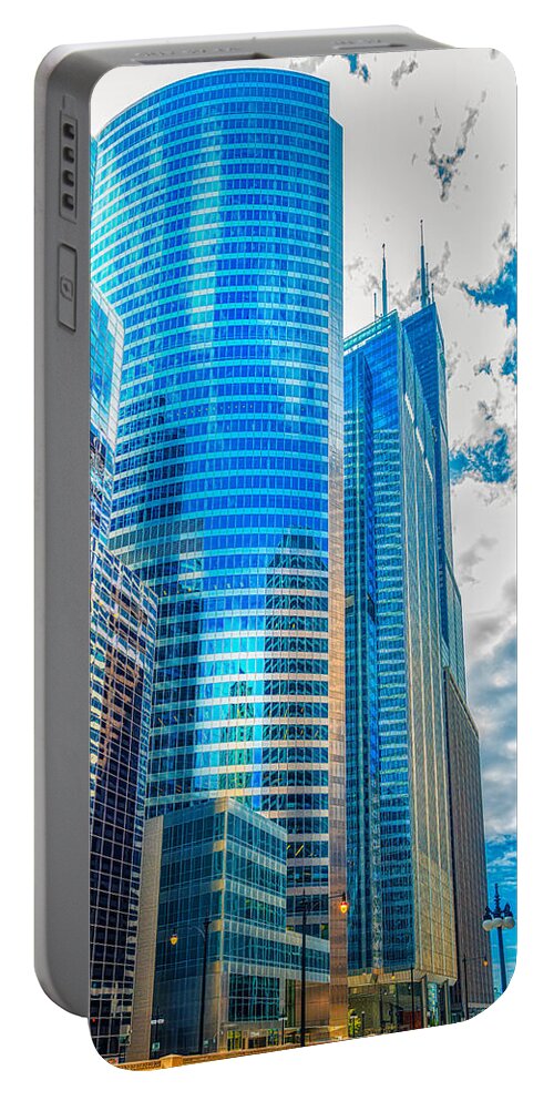 Chicago Portable Battery Charger featuring the photograph Viewing Down a Canyon by Kevin Eatinger