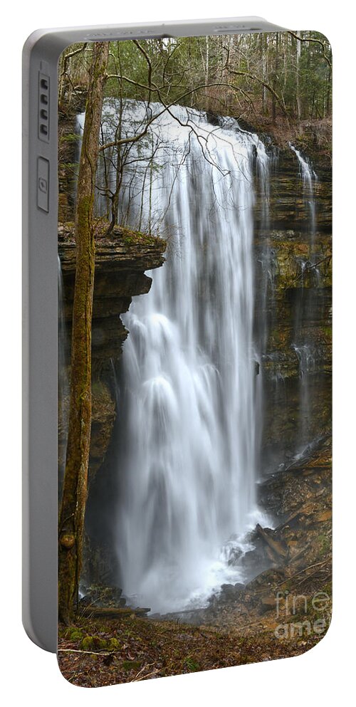 Virgin Falls Portable Battery Charger featuring the photograph Virgin Falls 4 by Phil Perkins