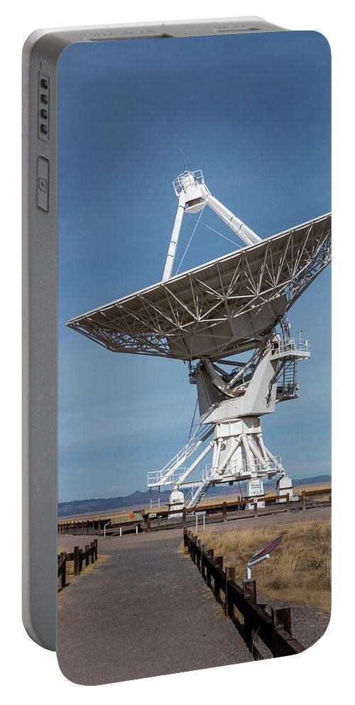 Architecture Portable Battery Charger featuring the photograph VLA Radio Antenna 3 by Liza Eckardt