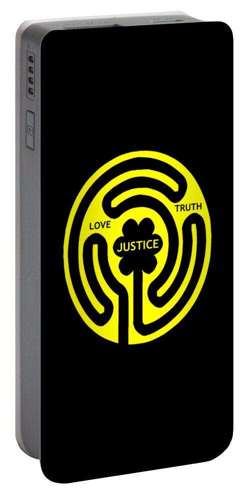 Social Justice Portable Battery Charger featuring the digital art Walk for Justice by Bill Ressl