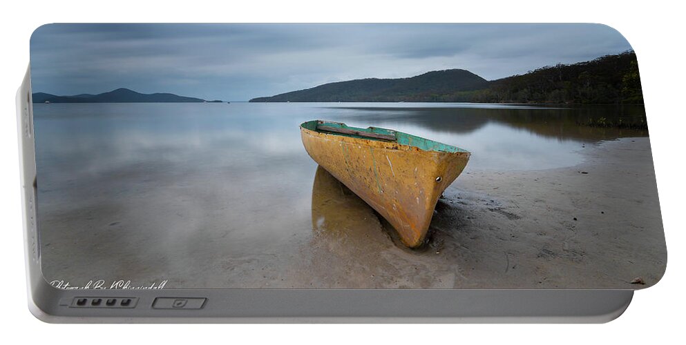 Wallis Lakes Australia Portable Battery Charger featuring the digital art Wallis Lakes 87231 by Kevin Chippindall