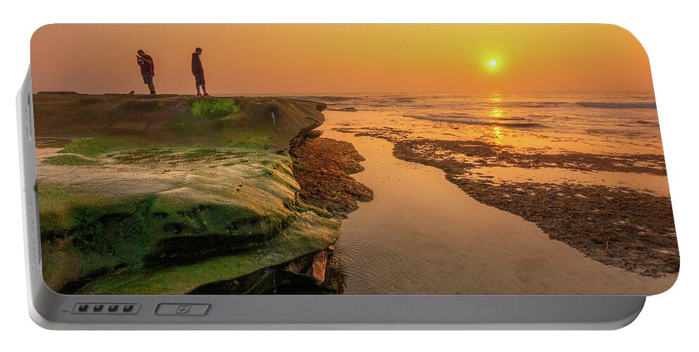 La Jolla Portable Battery Charger featuring the photograph Wandering by Laura Macky