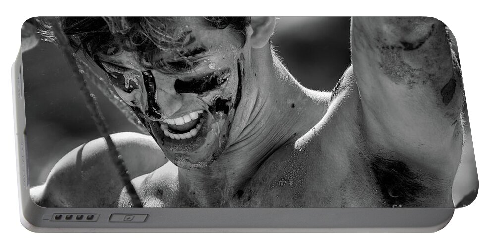 Tough Mudder Portable Battery Charger featuring the photograph Warrior by Doug Sturgess
