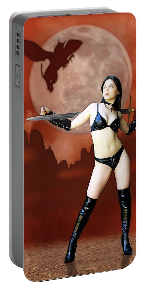 Rebel Portable Battery Charger featuring the photograph Waste Land Amazon by Jon Volden