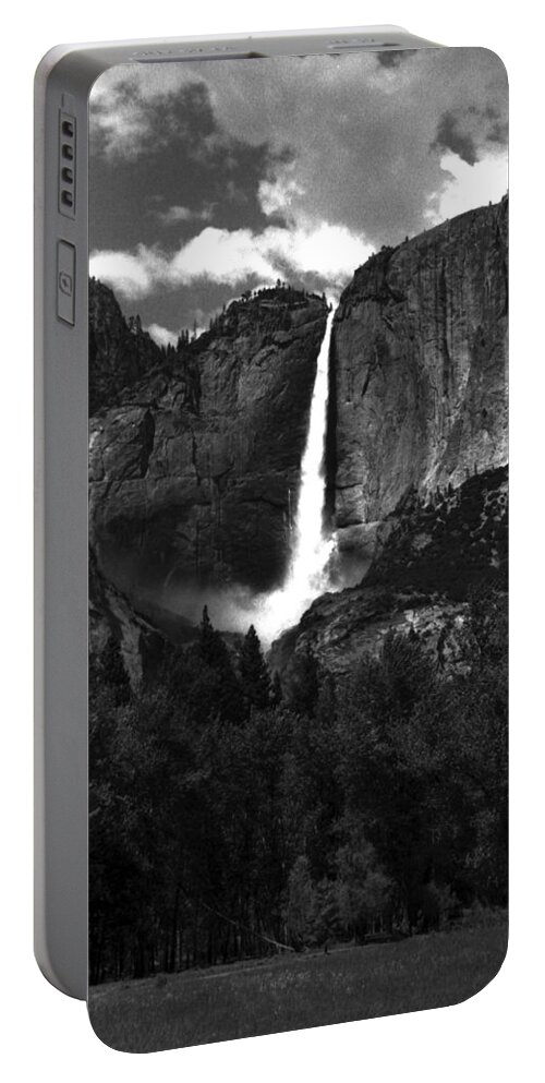 Landscape Portable Battery Charger featuring the photograph Water Fall by WonderlustPictures By Tommaso Boddi