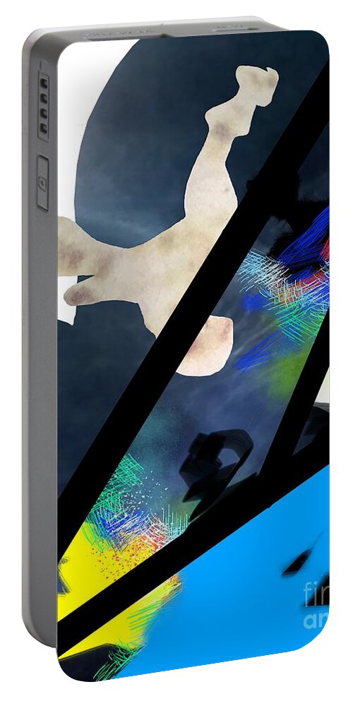 Art Portable Battery Charger featuring the digital art We Needed To Meet by Jeremiah Ray