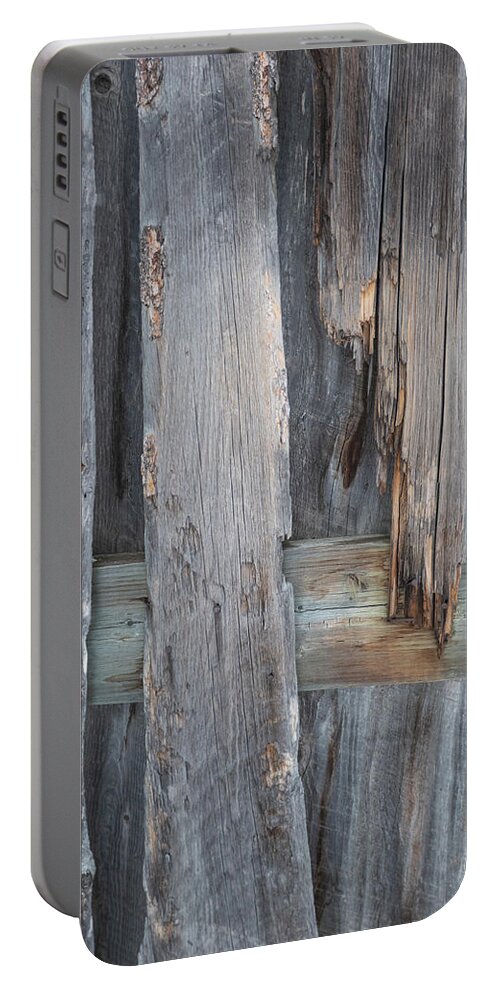 Old Portable Battery Charger featuring the photograph Weathered Boards by Karen Rispin