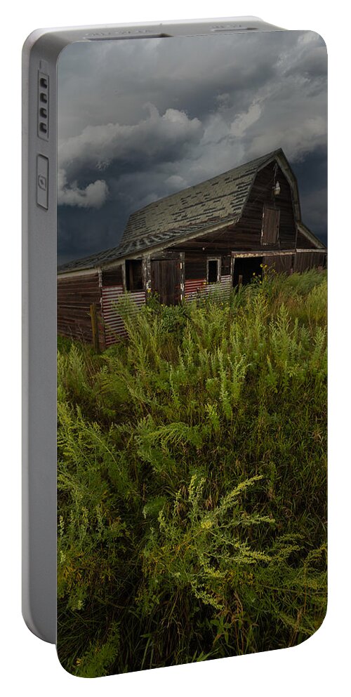 South Dakota Portable Battery Charger featuring the photograph Weathering Time by Aaron J Groen