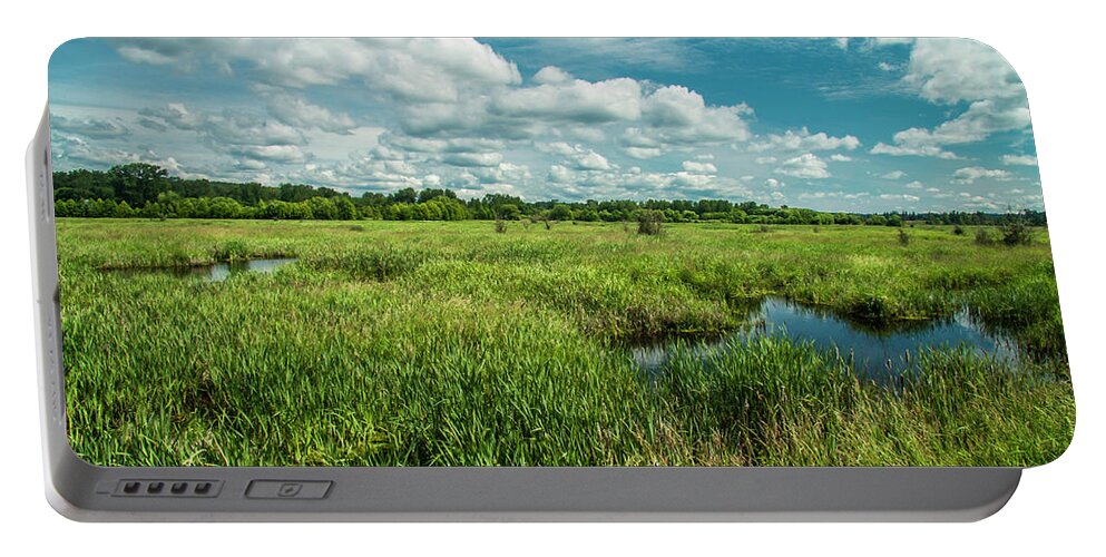 Billy Frank Jr Nisqually National Wildlife Refuge Portable Battery Charger featuring the photograph Wet Wetlands by Doug Scrima