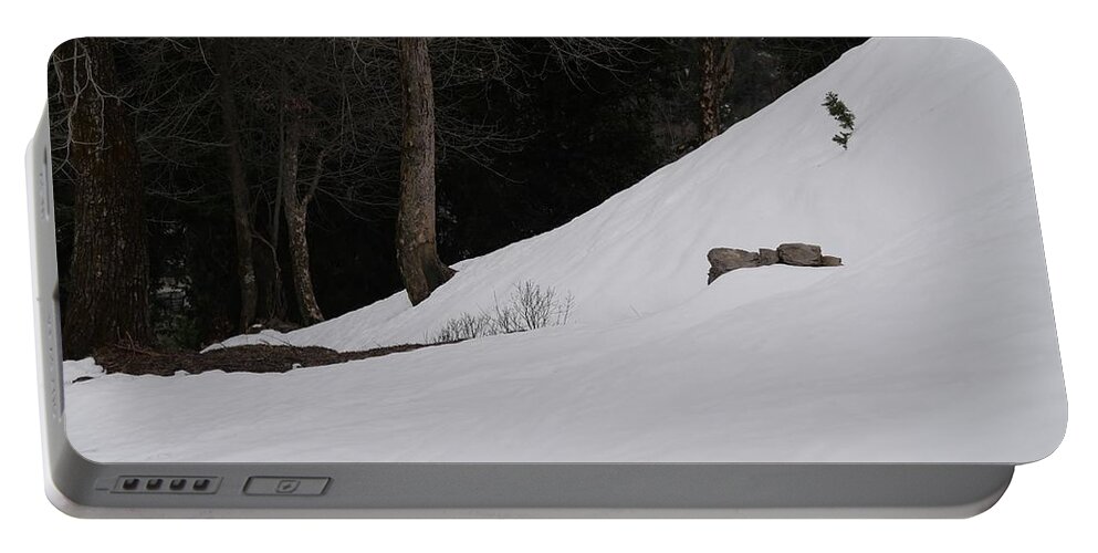 Background Portable Battery Charger featuring the photograph White Carpet by On da Raks