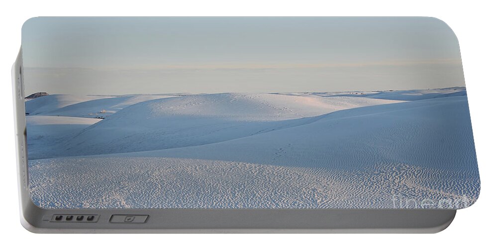 New Mexico Portable Battery Charger featuring the photograph White like snow by Andrea Anderegg