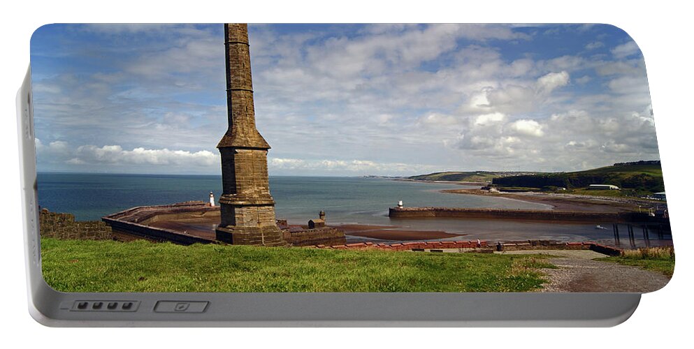 Cumbria Portable Battery Charger featuring the photograph WHITEHAVEN. The Candlestick. by Lachlan Main