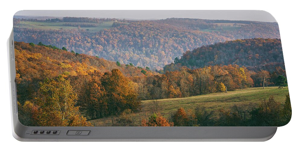 Wilderness Rider Fall Portable Battery Charger featuring the photograph Wilderness Rider Fall by David Dedman
