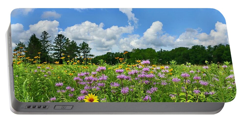 Wildflower Portable Battery Charger featuring the photograph Wildflower Glory by Sarah Lilja