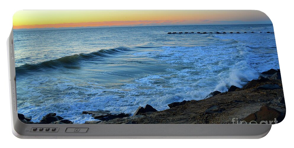 Wildwood Portable Battery Charger featuring the photograph Wildwood Rocks V by Robyn King