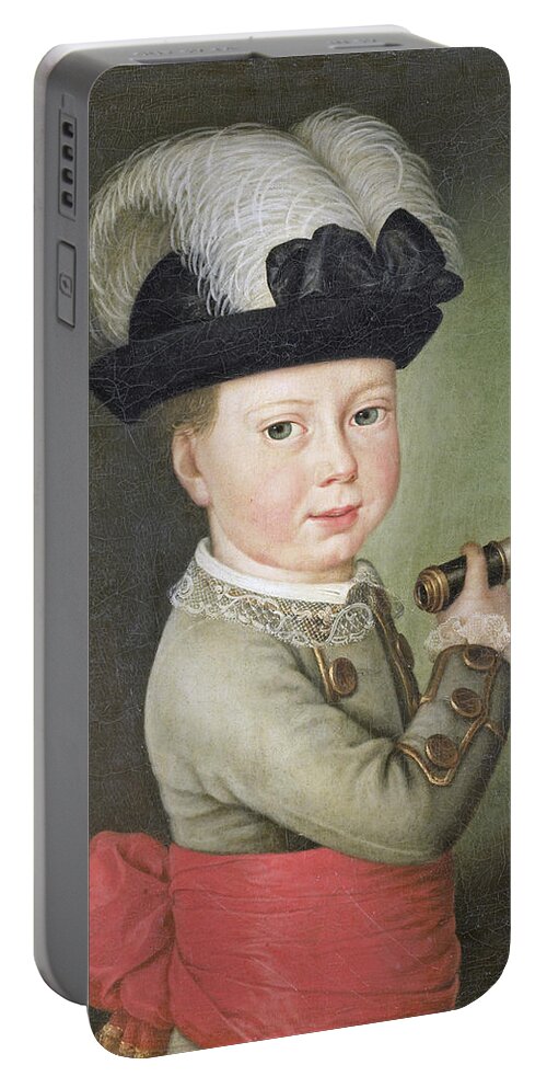 Anonymous Portable Battery Charger featuring the painting William George Frederick, Prince of Orange-Nassau, as a Child by Anonymous