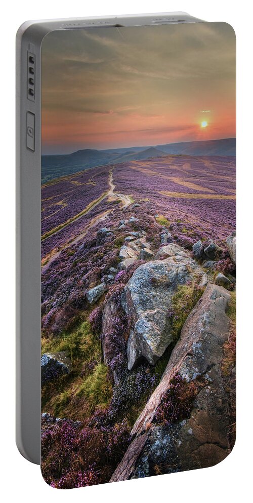 Flower Portable Battery Charger featuring the photograph Win Hill 1.0 by Yhun Suarez