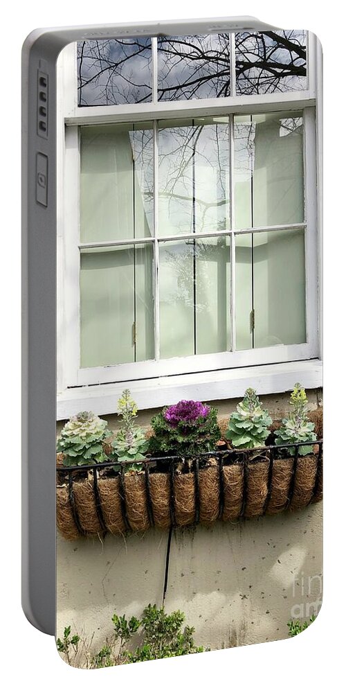 Window Portable Battery Charger featuring the photograph Window Box by Flavia Westerwelle