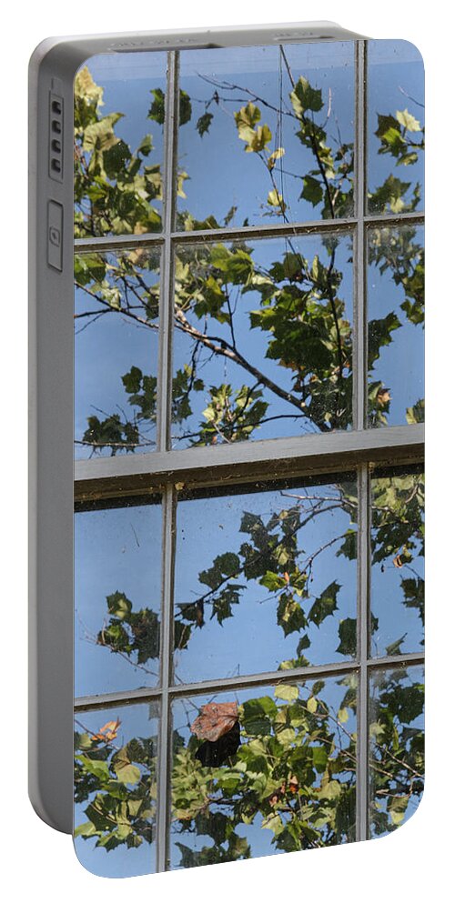 Window Portable Battery Charger featuring the photograph Window Time by Tony Locke