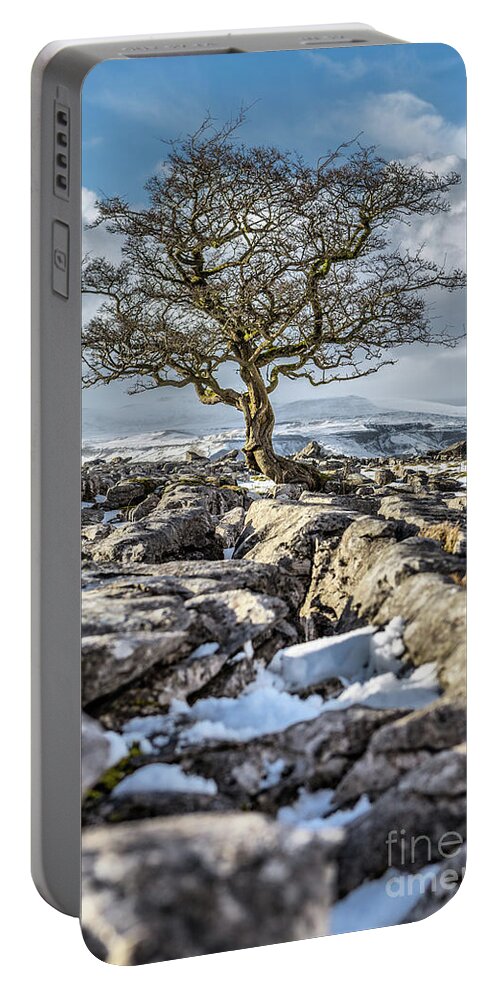 England Portable Battery Charger featuring the photograph Winskill Stones by Tom Holmes Photography