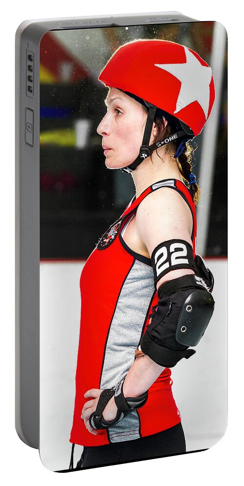 Roller Derby Portable Battery Charger featuring the photograph Women Who Fly #15 by Christopher W Weeks