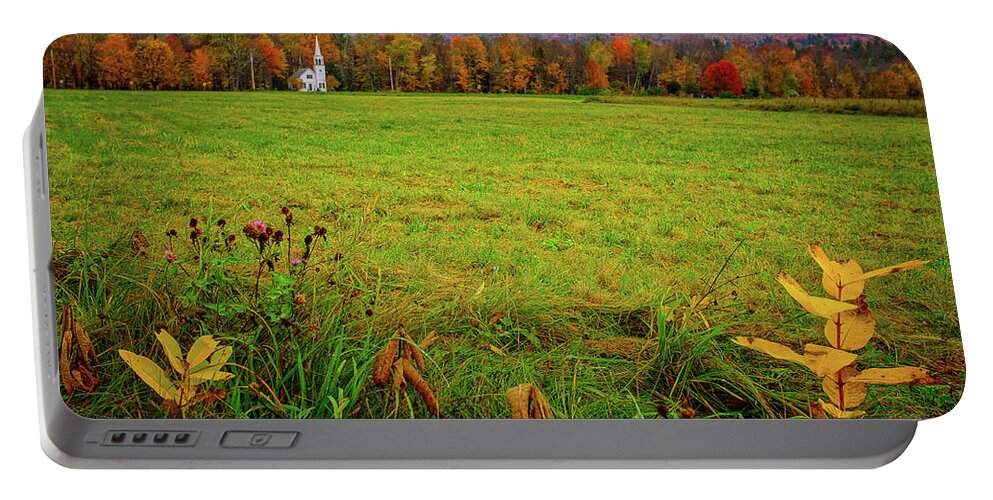 New Hampshire Portable Battery Charger featuring the photograph Wonalancet. by Jeff Sinon