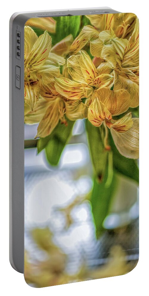 Yellow Flowers Portable Battery Charger featuring the photograph Yellow Flowers by Cordia Murphy