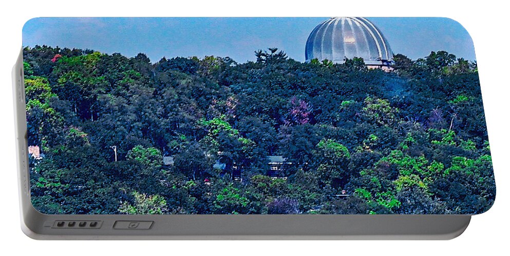 Observatory Portable Battery Charger featuring the photograph Yerkes Observatory by Grey Coopre