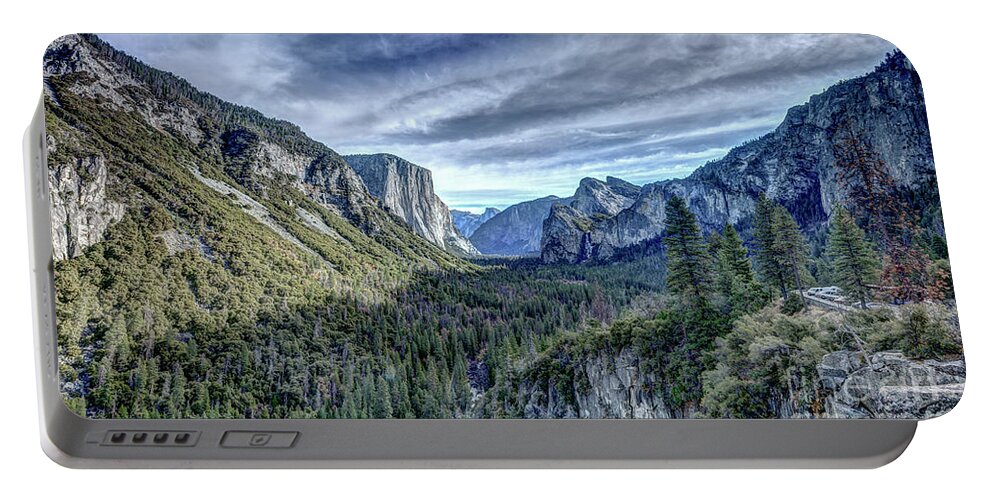 Yosemite National Park Tunnel View Portable Battery Charger featuring the photograph Yosemite National Park Tunnel View by Dustin K Ryan