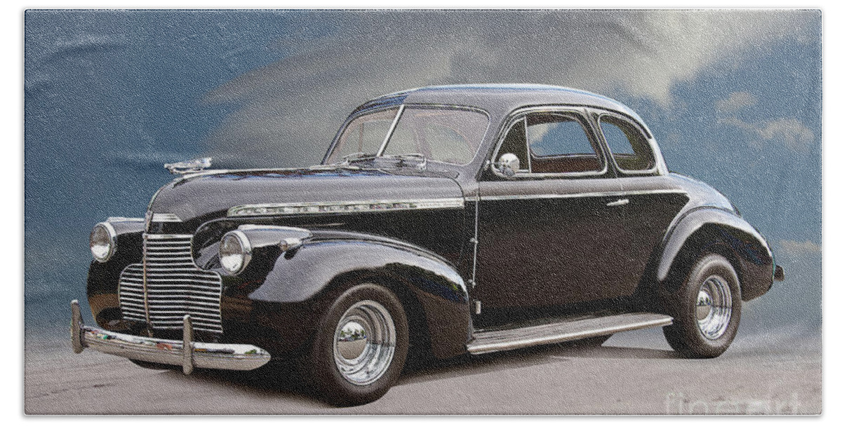 Coupe Beach Towel featuring the photograph 1940 Chevrolet Special Deluxe Coupe by Dave Koontz