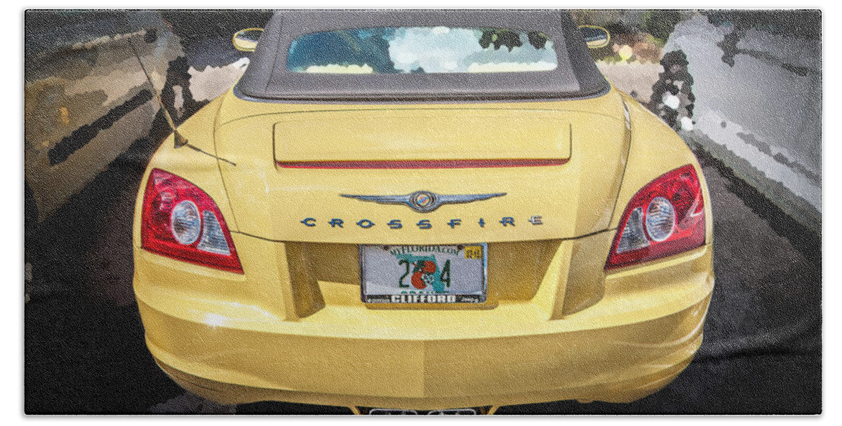 2008 Chrysler Beach Towel featuring the photograph 2008 Chrysler Crossfire Convertible #1 by Rich Franco