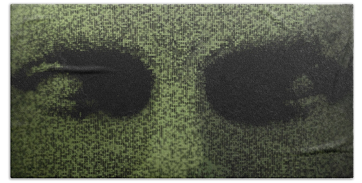 3 D Beach Towel featuring the photograph Close Up Of Three Dimensional Eyes #1 by Ikon Images