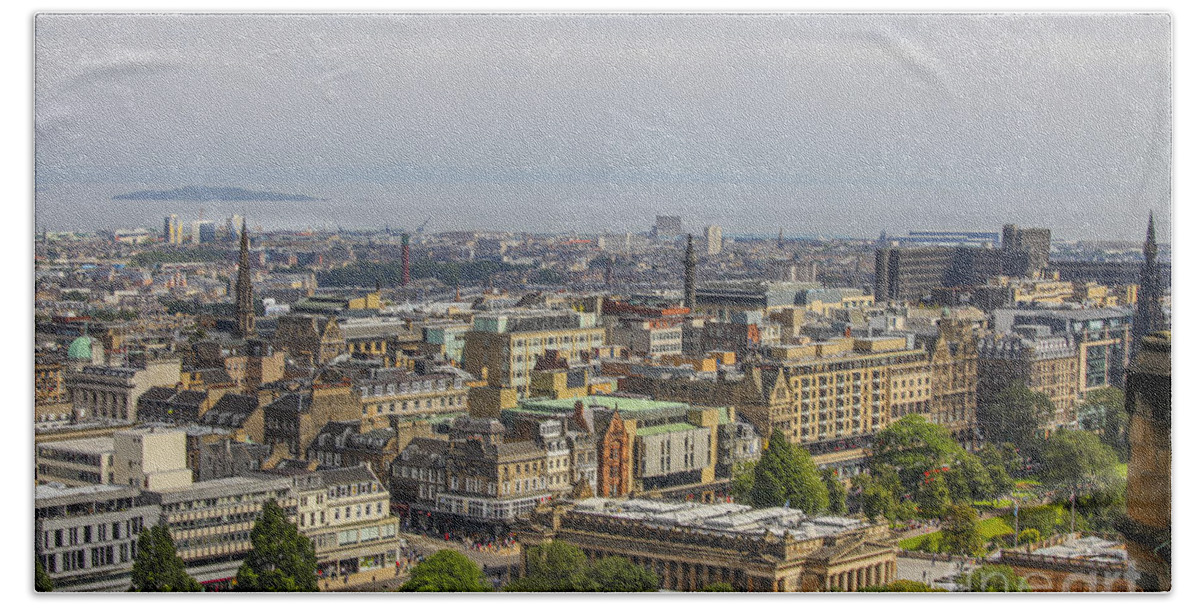 Ancient Beach Towel featuring the photograph Edinburgh #2 by Patricia Hofmeester