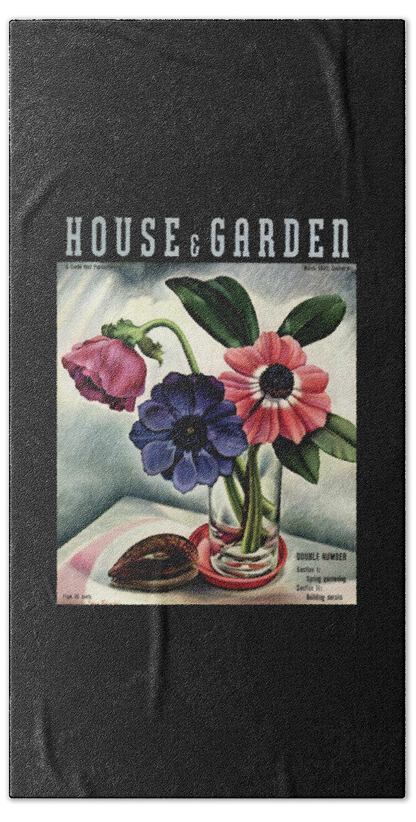 House And Garden Cover #1 Beach Towel