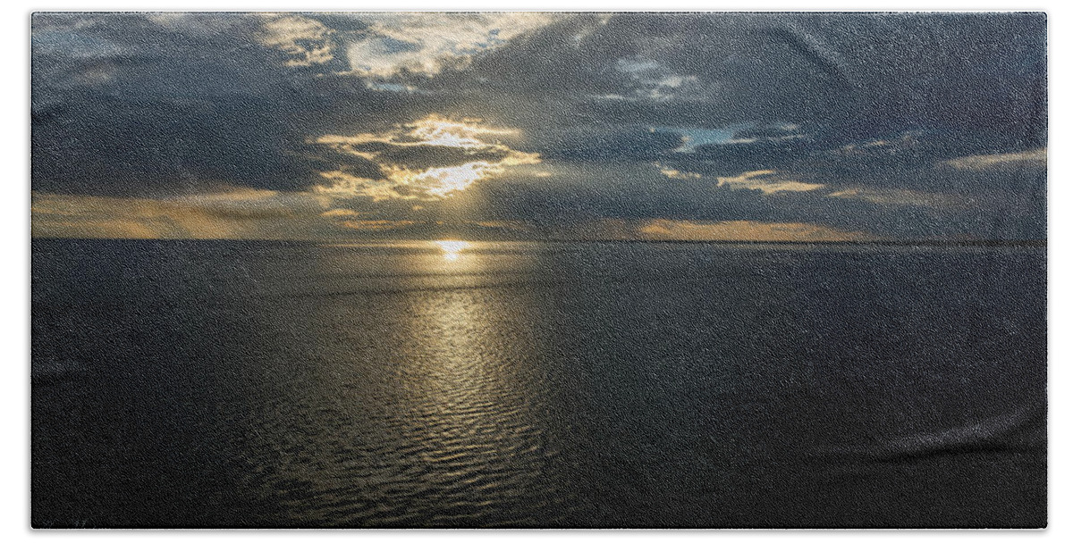Alaska Beach Sheet featuring the photograph Midnight Sun Over Mount Susitna #1 by Andrew Matwijec