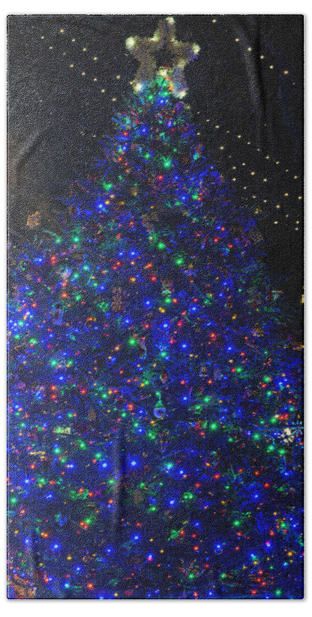 Holiday Beach Towel featuring the photograph O Christmas Tree #1 by Kenneth Albin