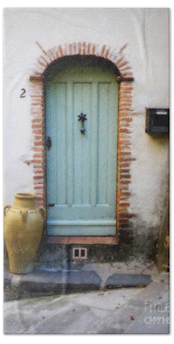 Door Beach Towel featuring the photograph Provence Door Number 2 #1 by Lainie Wrightson