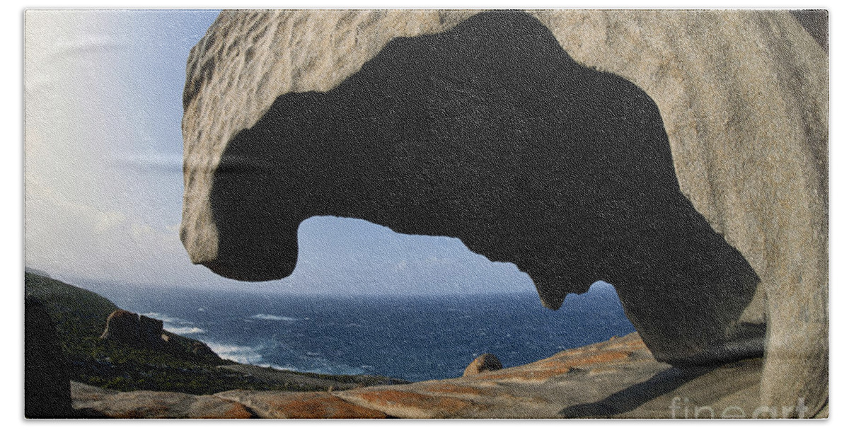 Remarkable Rocks Beach Towel featuring the photograph Remarkable Rocks #1 by Gregory G. Dimijian, M.D.