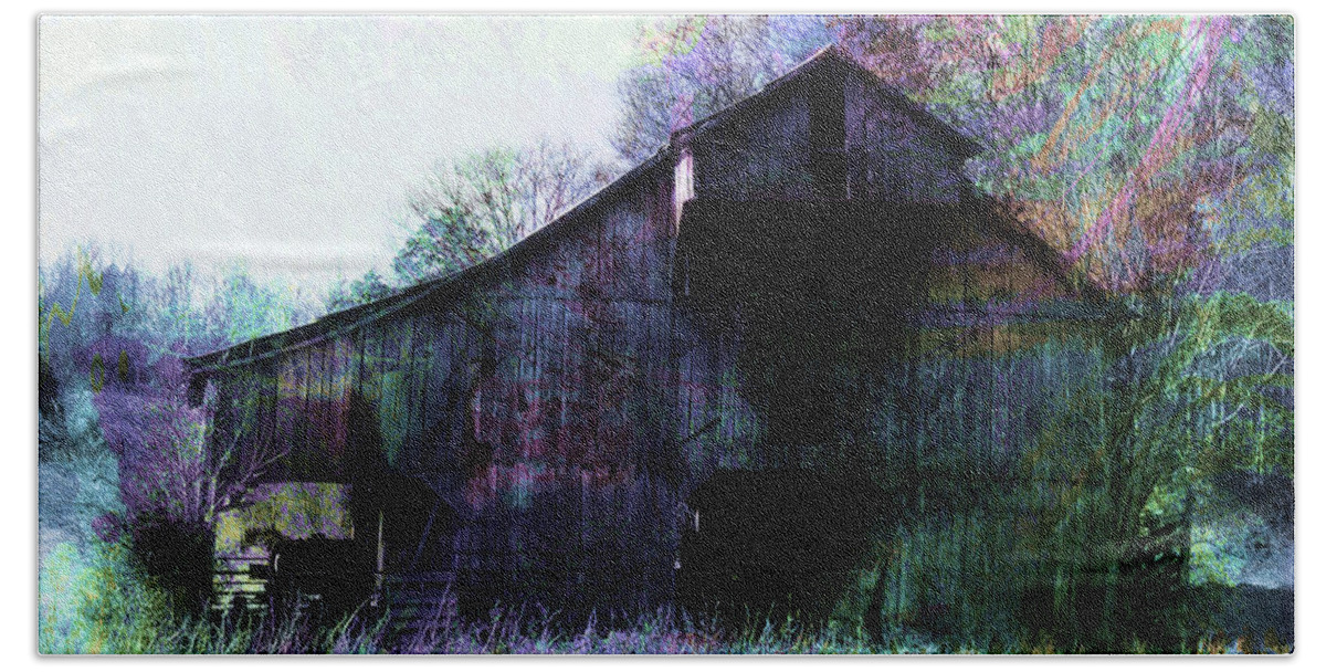 Barn Beach Towel featuring the photograph The Old Barn #2 by Ericamaxine Price