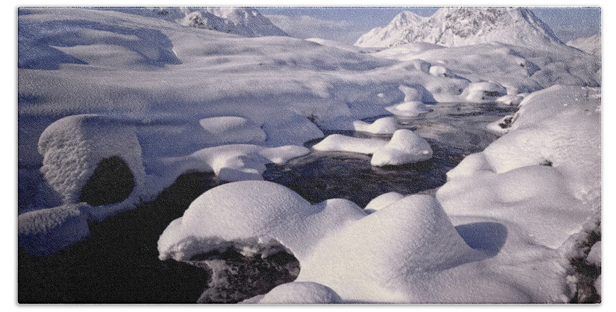 Nag950530 Beach Towel featuring the photograph Winter Wonderland by Edmund Nagele FRPS