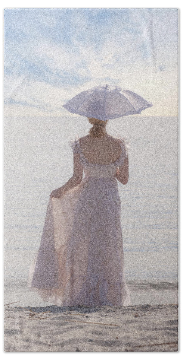 Woman Beach Towel featuring the photograph Woman At The Beach #1 by Joana Kruse