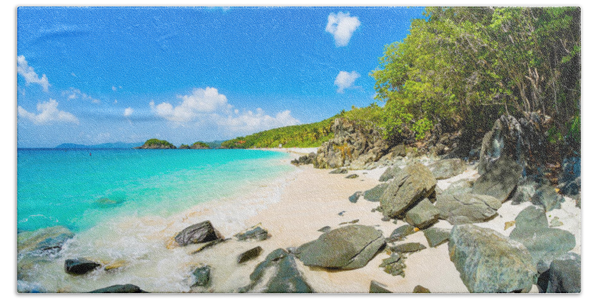 Caribbean Beach Towel featuring the photograph Beautiful Caribbean beach #10 by Raul Rodriguez